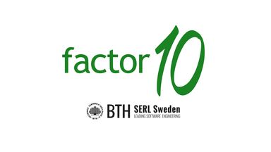 Poster of factor10 BTH logos