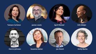 All eight speakers at myConf 2024