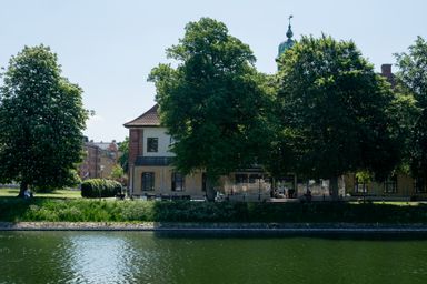 Back side of the HighCourt venue in Malmö by the water.